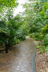 Fototapeta premium Garten in Singapur