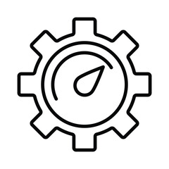 Efficiency icon vector, stock illustration