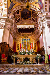 Altar of Rabat Cathedral on the island of Gozo (Malta) - 739227132