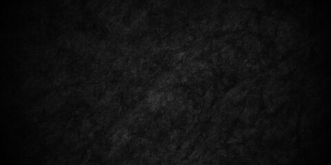 Abstract Dark Black background texture, old vintage charcoal black backdrop paper with watercolor. Modern background with black wall surface, black stucco texture. Black gray satin dark texture.