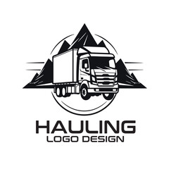 Obraz premium Hauling Vector Logo Design