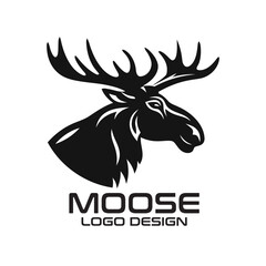 Moose Vector Logo Design