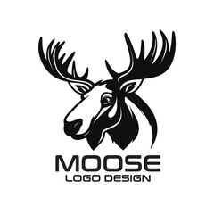 Moose Vector Logo Design