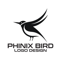 Phinix Bird Vector Logo Design