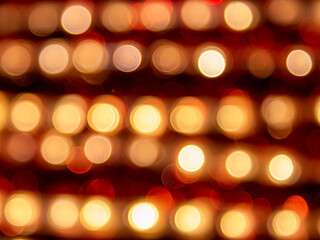 abstract red bokeh background from the christmas lights