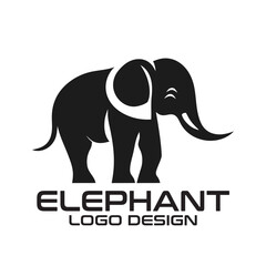 Obraz premium Elephant Vector Logo Design