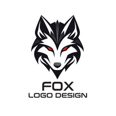 Obraz premium Fox Vector Logo Design
