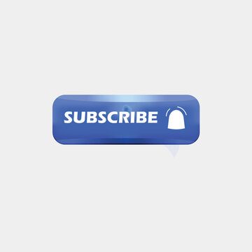 This is a subscribe button with a bell in blue.