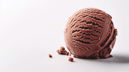 Obraz premium Ice cream on white background 