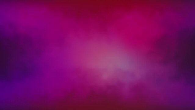 Red, Pink, Purple, and Orange Cloudscape: Abstract Gradient Smoke Animation. Smooth and Fluid Transitions of Trendy and Beautiful Colors in 4K. Dreamlike and Mesmerizing Visual Art Experience