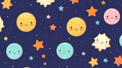 Vibrant star paper stickers collection