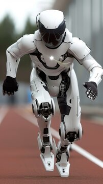 The incredible speed and agility of a robot sprinter on the track