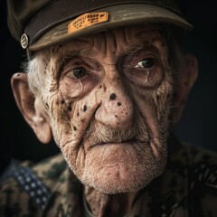 The war stories etched into weathered veterans faces