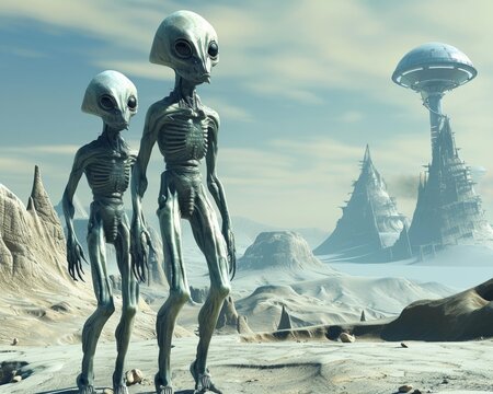 Parallel universe with advanced alien species using RAG technology