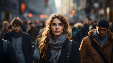 A Dynamic Urban Snapshot Captures the Energetic Movement of a Diverse Crowd