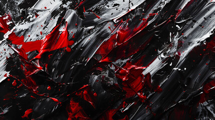 Red Black Abstract Background Textured Layers