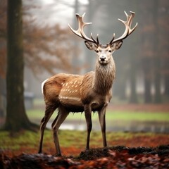 deer in the woods