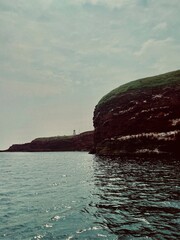 cliff from the sea