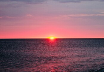 sunrise over the sea