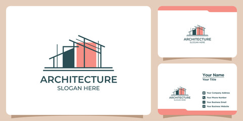building architect logo and business card