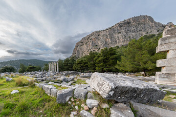 Priene Ancient City is an ancient Greek city located in the Söke district of Aydın province.