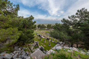 Priene Ancient City is an ancient Greek city located in the Söke district of Aydın province.