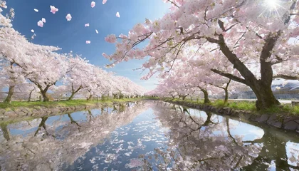 Fotobehang 日本の桜 © aoi