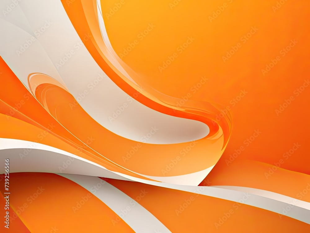 Fototapete abstract smooth orange backdrop layout for a business report using a designstudioroom site template