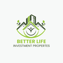 Home & construction logodesign Profassional vector construction company logo template