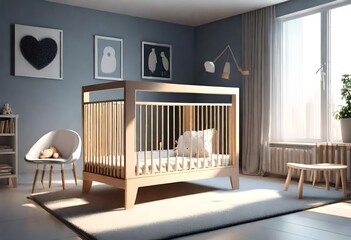 interior of a baby room