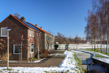 small village Oud-Verlaat close to Rotterdam