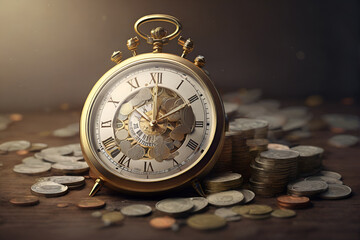 time is money concept	