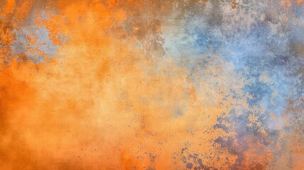 Textured background for photography in warm orange and blue