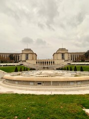 Obraz premium City, park, louvre, eiffel tower in Paris, France