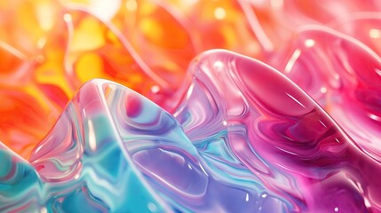 Background of colored jelly mass