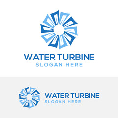 turbine logo design icon symbol illustration