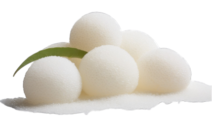 Close up of organic sab png / transparent