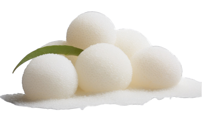 Close up of organic sab png / transparent - Powered by Adobe