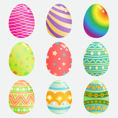 easter egg colorfull happy festival decoration design