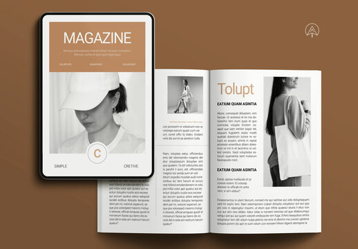 Portfolio Magazine Template