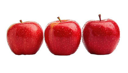 fresh 3 apple png / transparent