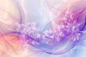 abstract background with lilac flowers. Lilac and cream floral arrangement. Concept for Valentine's Day or Women's Day, Mother's Day. 