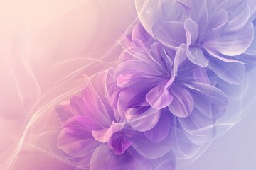 abstract background with purple dahlia flowers on a white background.  Lilac and cream floral arrangement. Concept for Valentine's Day or Women's Day, Mother's Day. 