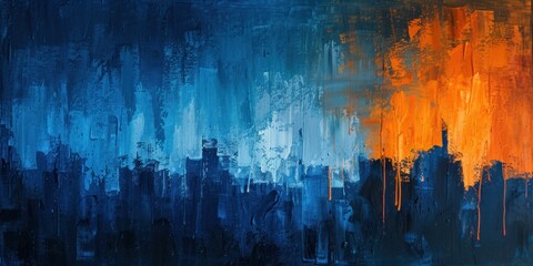 Fototapeta premium Modern technology wallpaper for background digital abstract design with glowing lights and blue hues artistic illustration of dynamic world of science and cyber technology connections networks