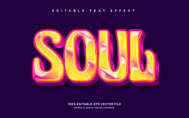 Groovy Chrome editable text effect template