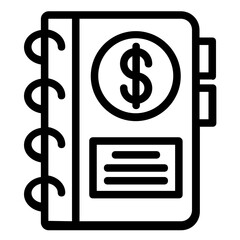 accounting book icon