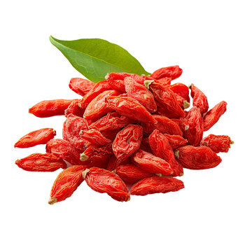 Goji berry, transparent background, isolated image, generative AI
