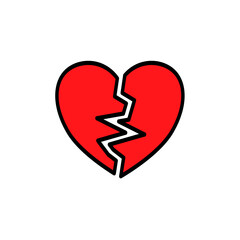 broken heart icon