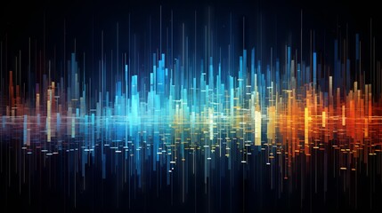 Dynamic abstract digital data background: ideal for network illustrations, technological concepts, and educational materials

