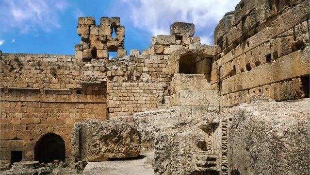 Roman ruins of Baalbek, Lebanon.
